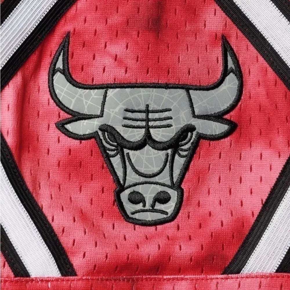 Mitchell & Ness Chicago Bulls Reflective Swingman Shorts Men's Size New - Picture 9 of 10